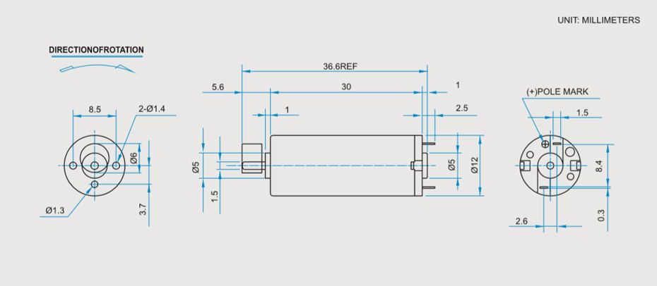 SCRF-1230贵金属电刷马达产品介绍